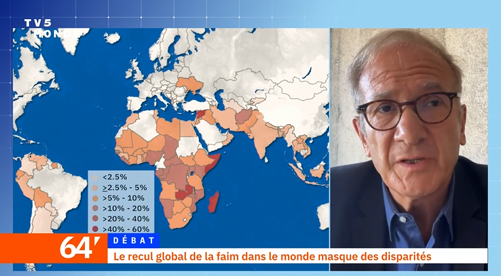 Revue de presse "La faim recule dans le monde, même si 645 millions de personnes en sont touchées". Interview de Jean-Marc Gravellini (Alfa, IRIS, Ferdi)