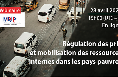 Vignette - webinaire MRIP - Régulation des prix et mobilisation des ressources internes dans les pays pauvres? 28 avril 2025
