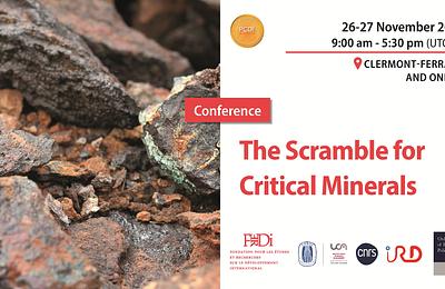 Visuel conférence Minerais critiques