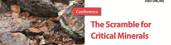 Visuel conférence Minerais critiques