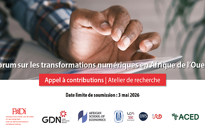 Forum sur les Transformations Numériques en Afrique de l’Ouest - vignette call for papers 