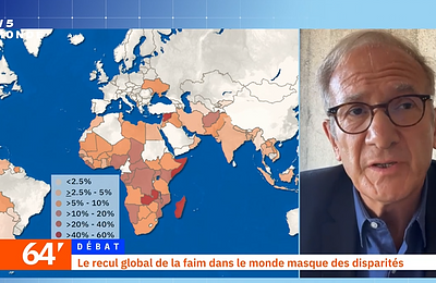 Revue de presse "La faim recule dans le monde, même si 645 millions de personnes en sont touchées". Interview de Jean-Marc Gravellini (Alfa, IRIS, Ferdi)